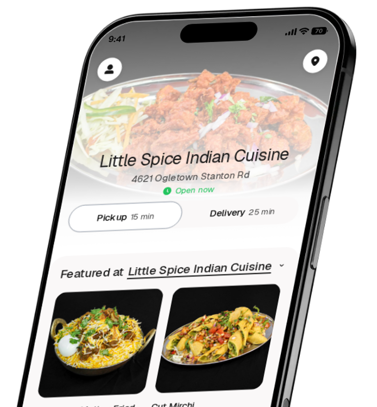Little Spice Indian Cuisine app preview