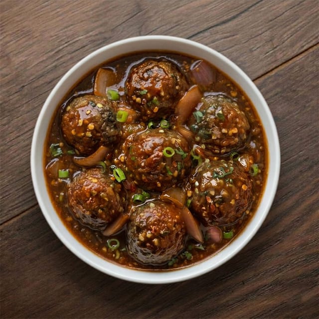 Vegetable Manchurian.